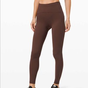 lululemon Swift Speed High Rise Tight 28” Earth Brown Size 12